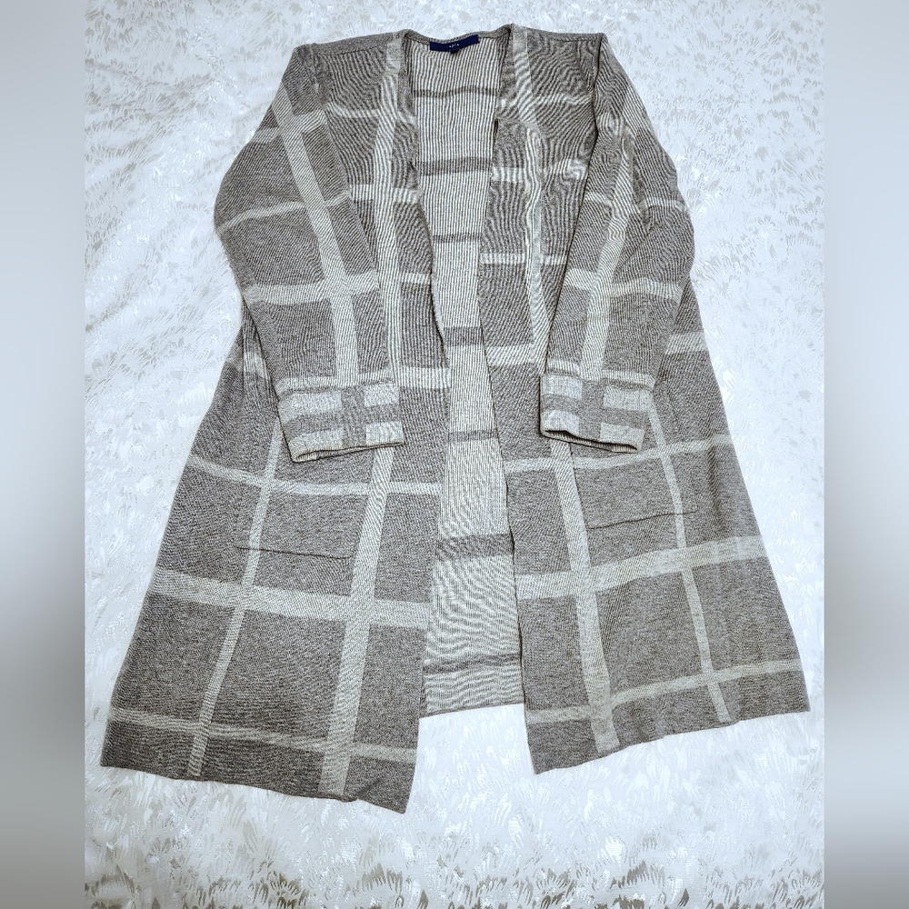 Grey open front Cardigan